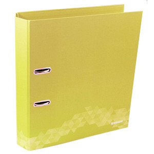 Image DONAU FLIP faltbar Ordner gelb stabile Pappe 7,5 cm DIN A4