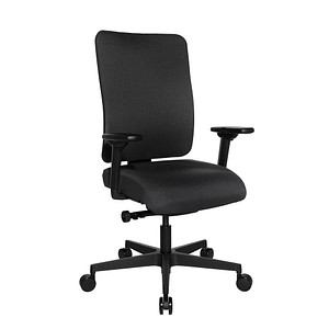 Image Topstar Bürostuhl Sitness Open X (P) Deluxe, OX600TW2 T22 anthrazit, schwarz Stoff