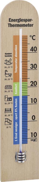 Image TFA® 12.1055.05 Thermometer braun