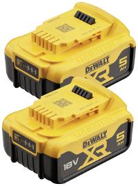 Image DEWALT DCB184P2-XJ 18V 5 Ah Akku-Set