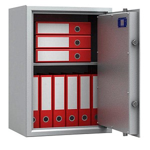 Image ISS Tresor Hagen II Sicherheitsstufe S1 nach EN14450 lichtgrau 50,0 x 36,5 x 70,0 cm