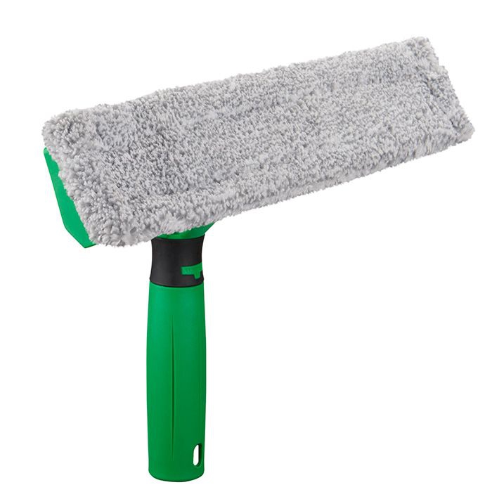Image VisaVersa® Pro | 35 cm 2 in 1 Fensterwischer, Wischer und Einwascher komplett mit S-Schiene, Mikrofaser-Pad, Soft Gummi, passend für ||69616||