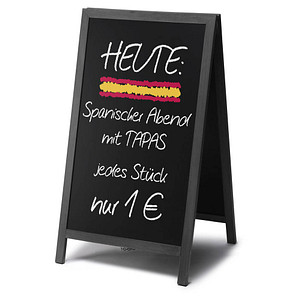 Image Showdown® Displays Kundenstopper Natura schwarz 60,0 x 101,0 cm