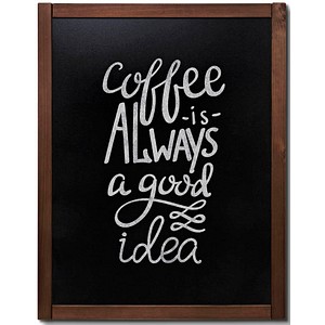 Image Showdown® Displays Kreidetafel Natura 70,0 x 90,0 cm Dark Wood