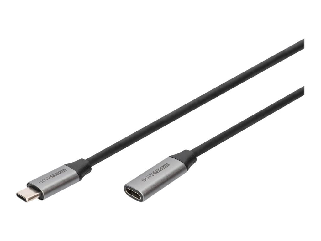 Image DIGITUS USB 3.0 Gen.1 Verlängerungskabel, USB-C, 1,0 m