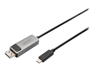 Image DIGITUS Bidirektional Adapterkabel, USB-C - DisplayPort, 1 m