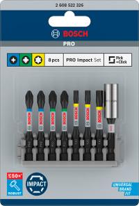 Image BOSCH 2608522326 Bit-Set 8-teilig