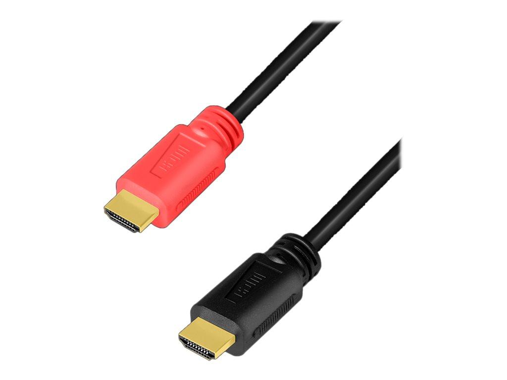 Image LogiLink HDMI Kabel 2.0, A-Stecker - A-Stecker, AMP, 15 m