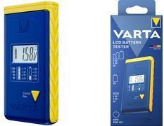 Image VARTA Batterie Tester, LCD-Display, blau / gelb