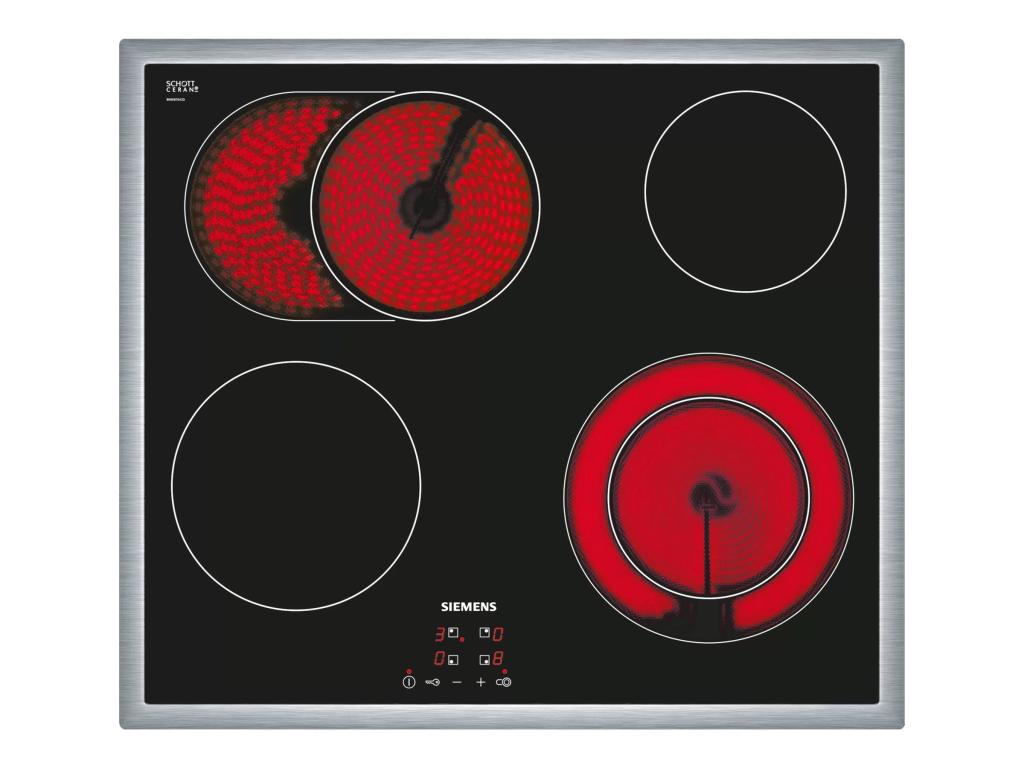 Image SIEMENS ET 645 HN 17E Kochfeld Ceran autark Flachrahmen Ausschnitt 56x50cm