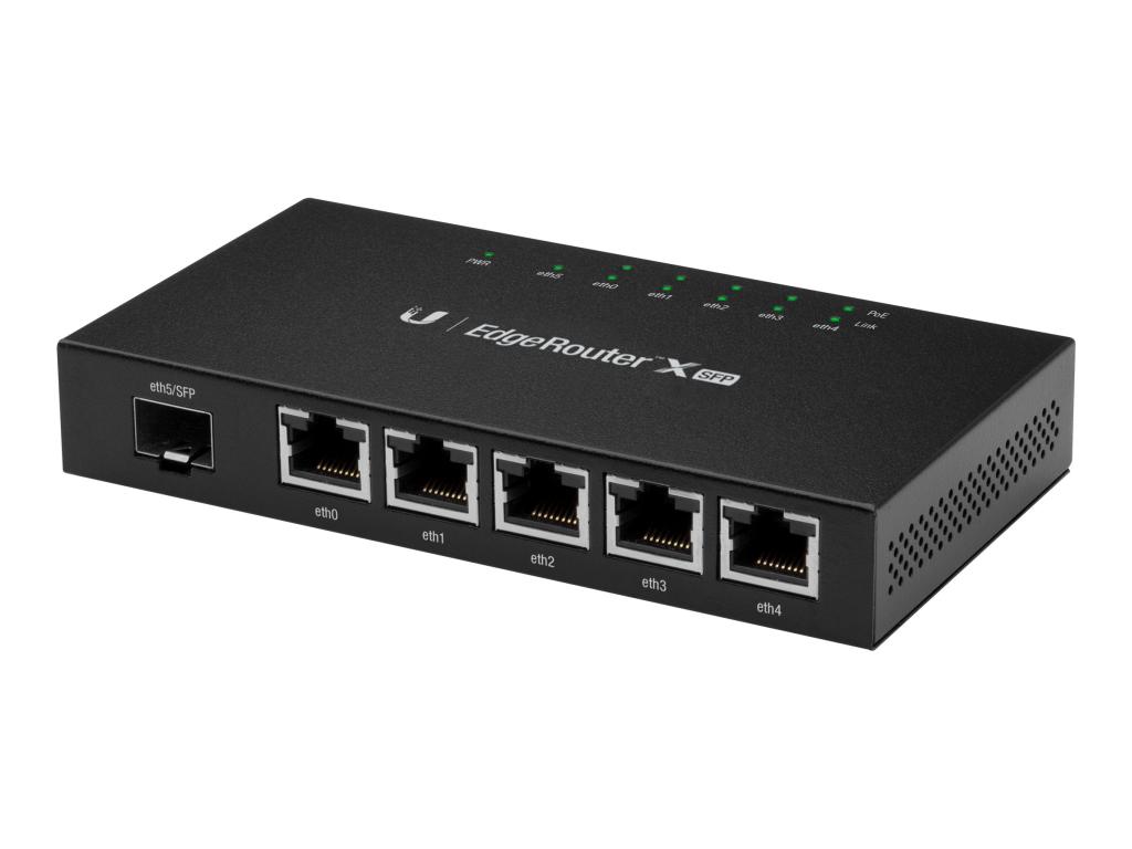 Image UBIQUITI NETWORKS Ubiquiti EdgeRouter X, 5-port Gigabit Router, 1x SFP In