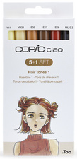 Image COPIC Marker ciao, 5+1 Set "Hair Tones 1