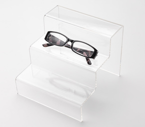 Image deflecto Podest, transparent, 3-stufig, 175 x 150 x 190 mm