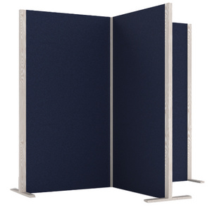 Image magnetoplan Akustik-Trennwand Wood Series, Cube, blau