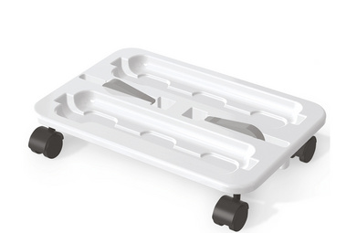 Image deflecto Caddy-Rollwagen "Stack 'N' Go", weiß