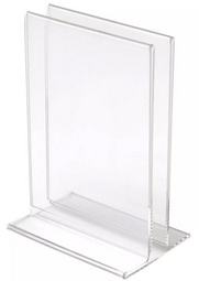 Image deflecto Menü-/Prospekthalter, DIN A4 hoch, Acryl, glasklar