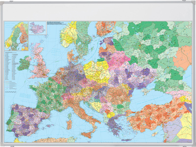 Image FRANKEN Europakarte, pinnbar, (B)1.400 x (H)1.000 mm