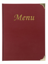 Image Securit Speisekarten-Mappe BASIC, DIN A4, weinrot