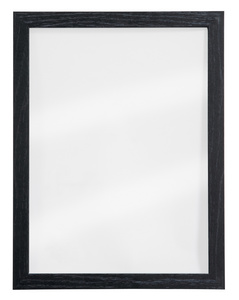 Image Securit Kreidetafel WOODY, aus Glas, Holz-Rahmen, schwarz