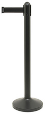 Image Securit Absperrsystem RETRACTABLE - Pfosten, schwarz