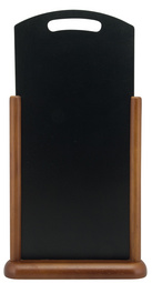 Image Securit Tischaufsteller HANDLE, groß, dunkelbraun