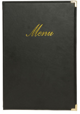 Image Securit Speisekarten-Mappe CLASSIC, A5, schwarz