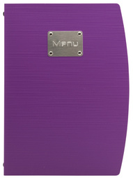 Image Securit Speisekarten-Mappe RIO MENU, DIN A4, lila