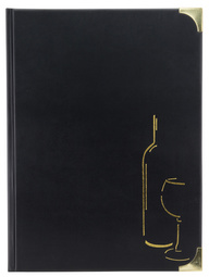 Image Securit Getränkekarte BASIC, A4, schwarz