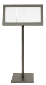 Image Securit Fuß & Pfosten für LED-Schaukasten COATED STEEL