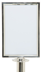 Image Securit Inforahmen für Absperrsystem CLASSIC, chrom