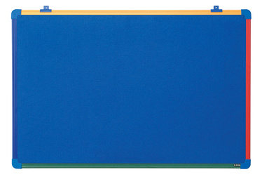 Image Bi-Office Kinder-Filztafel "Schoolmate", blau, 600 x 450 mm