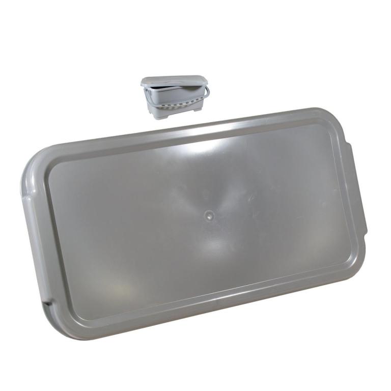 Image Zubehör/Ersatzteil: Moppboxsystem Deckel, für Eimer 22 Liter | grau 