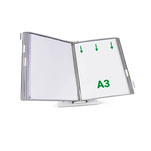 Image tarifold Sichttafelsystem 433100 DIN A3 grau mit 10 St. Sichttafeln