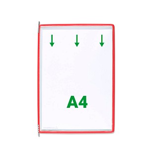 Image tarifold Drehzapfentafel, DIN A4, rot