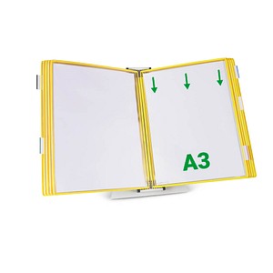 Image tarifold Sichttafelsystem 433104 DIN A3 gelb mit 10 St. Sichttafeln