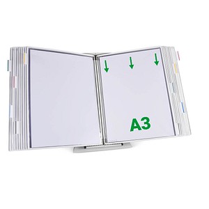 Image tarifold Sichttafelsystem 433202 DIN A3 weiß mit 20 St. Sichttafeln