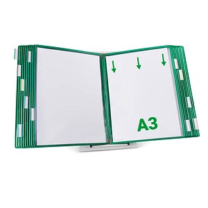 Image tarifold Sichttafelsystem 433205 DIN A3 grün mit 20 St. Sichttafeln