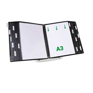 Image tarifold Sichttafelsystem 433307 DIN A3 schwarz mit 30 St. Sichttafeln