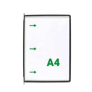 Image tarifold Drehzapfentafel, DIN A4, schwarz