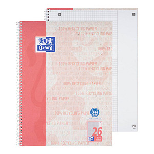 Image Oxford Collegeblock "Recycling", DIN A4+, 80 Blatt, kariert
