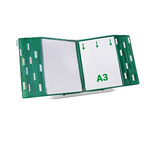 Image tarifold Sichttafelsystem 433405 DIN A3 grün mit 40 St. Sichttafeln
