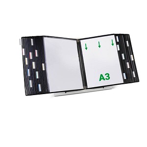 Image tarifold Sichttafelsystem 433407 DIN A3 schwarz mit 40 St. Sichttafeln