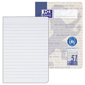 Image Oxford Oktavheft "Recycling", DIN A6, 32 Blatt, liniert