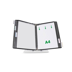Image tarifold Sichttafelsystem 434107 DIN A4 schwarz mit 10 St. Sichttafeln