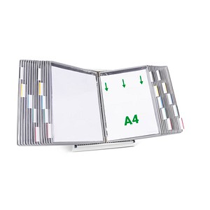 Image tarifold Sichttafelsystem 434300 DIN A4 grau mit 30 St. Sichttafeln