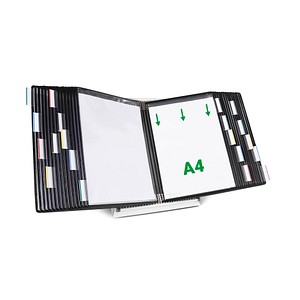 Image tarifold Sichttafelsystem 434307 DIN A4 schwarz mit 30 St. Sichttafeln
