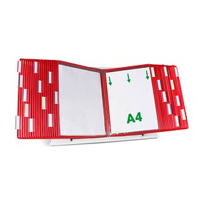 Image tarifold Sichttafelsystem 434403 DIN A4 rot mit 40 St. Sichttafeln