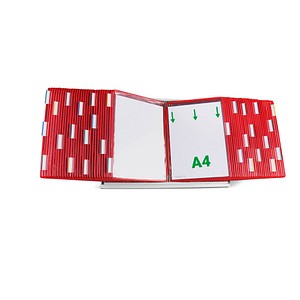 Image tarifold Sichttafelsystem 434603 DIN A4 rot mit 60 St. Sichttafeln