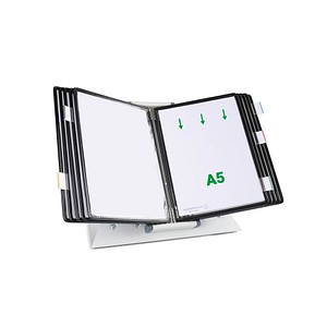 Image tarifold Sichttafelsystem 435107 DIN A5 schwarz mit 10 St. Sichttafeln