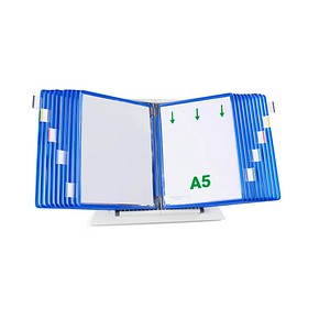 Image tarifold Sichttafelsystem 435201 DIN A5 blau mit 20 St. Sichttafeln